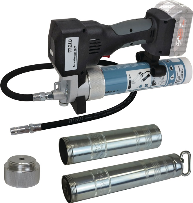 Mato Akkufettpresse Accu-Greaser 18 V Basic-S-LSP geschlossen