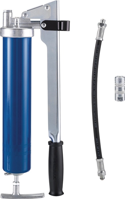PRESSOL Handhebelfettpresse PRELIxx PRO für 400 g Kartuschen/loses Fett 500 cm³