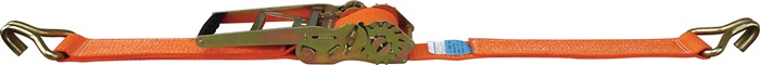 Dolezych Zurrgurt DIN EN 12195-2 Länge 6 m Breite 50 mm Getriebezugratsche + Spitzhaken LC U 5000 daN