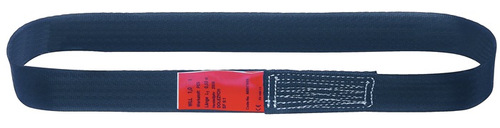 Dolezych Einweg-Bandschlinge DIN EN 60005 Umfang 0,8 m schwarz Tragf. einf. 750 kg