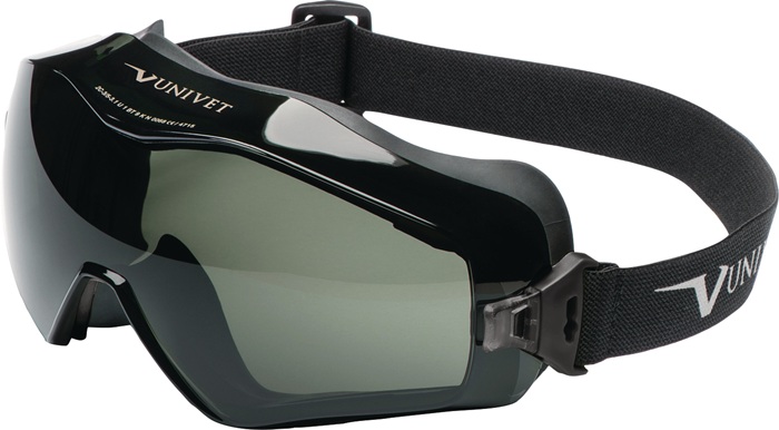 UNIVET Vollsichtschutzbrille 6x3 EN 166, EN 170, EN 172 Polycarbonat