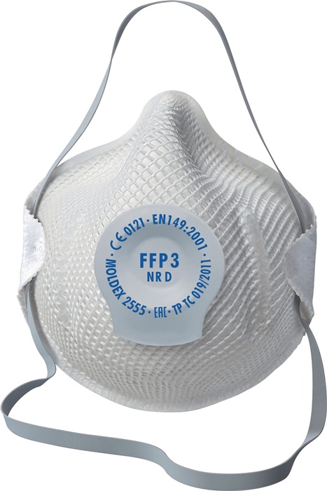 MOLDEX Atemschutzmaske Klassiker 255501 FFP3 / V NR D mit Ausatemventil