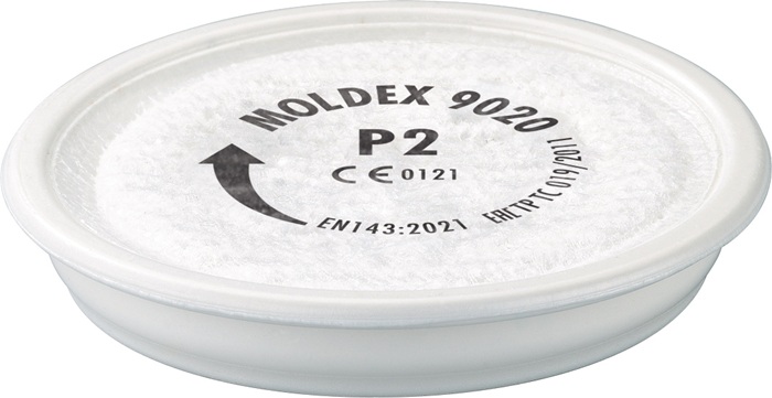 MOLDEX Partikelfilter 902001 EN 143:2021 P2 f. Serie 7000/9000