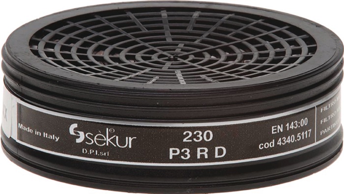 EKASTU Partikelfilter 230 EN 143 P3 f. Polimask 230/GAMMA/Silikone