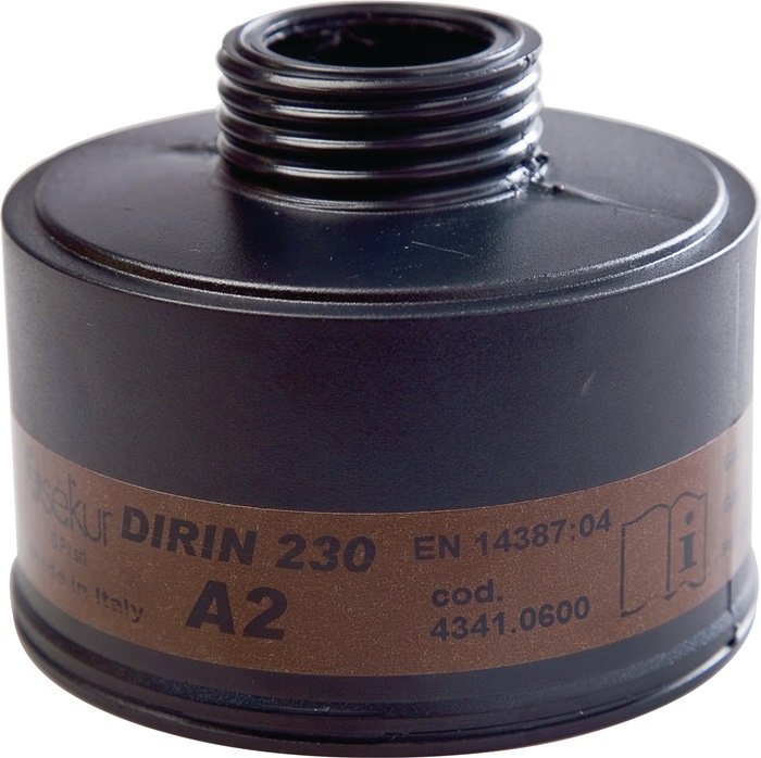 EKASTU Gasfilter DIRIN 230 A2 EN 14387:2021 A2 passend für 4000 370 800, 4000 370 829