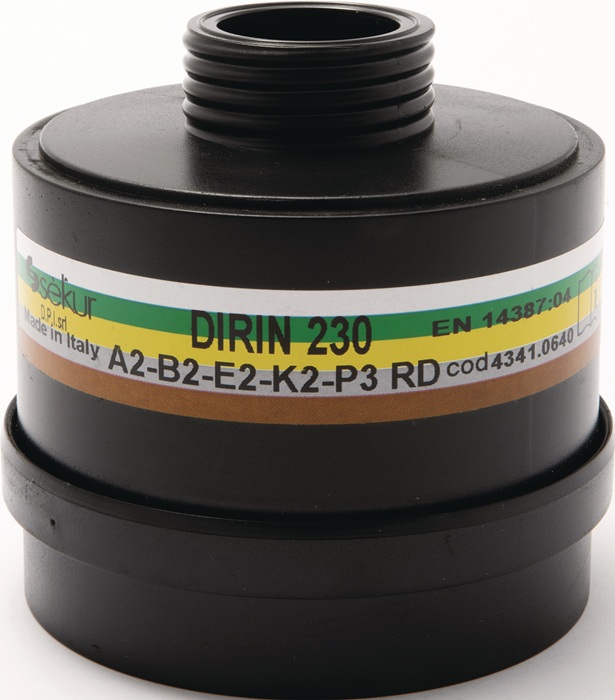 EKASTU Mehrbereichskombifilter DIRIN 230 A2B2E2K2-P3R D EN 14387 passend für 4000 370 800, 4000 370 829