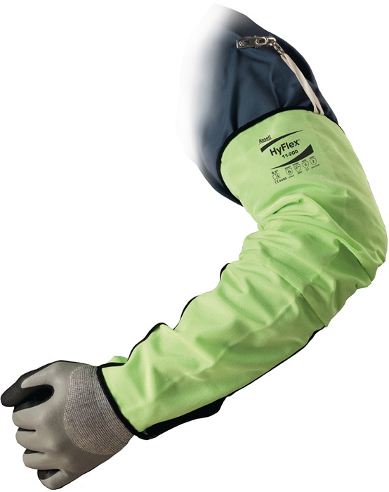 Ansell Armschützer HyFlex® 11-200 475 mm signalgelb EN 388, EN 407 PSA-Kategorie III