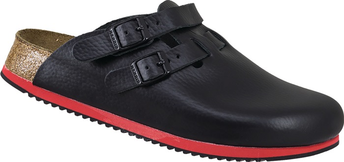 BIRKENSTOCK Clog Kay SL Herren Größe 46 schwarz Leder SRA EN 20347