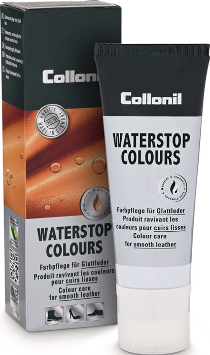 COLLONIL Pflegecreme Waterstop starke Deckkraft schwarz 75 ml auch für Tex-Materialien