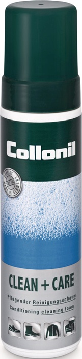 COLLONIL Schuhreiniger Clean + Care 200 ml Pump-Schaum für alle Materialien