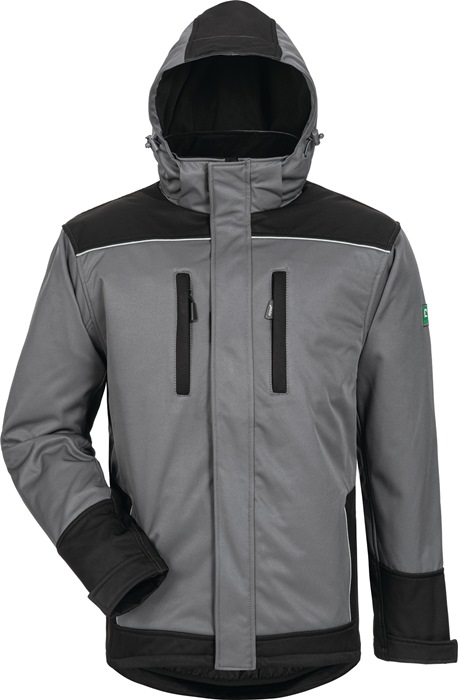 elysee Wintersoftshelljacke Ajax Größe L grau/schwarz