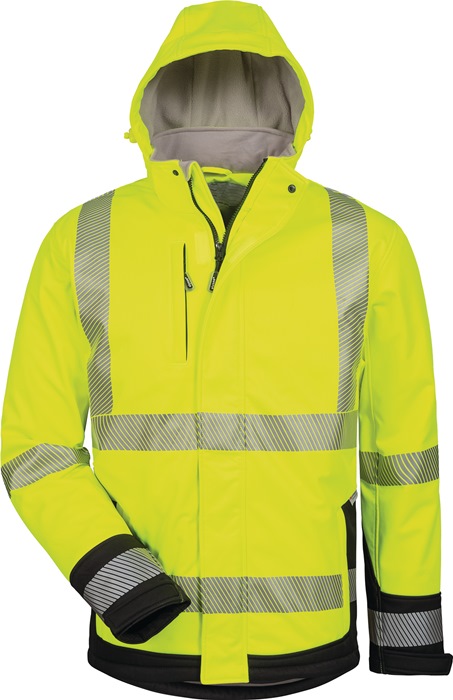elysee Winter-Warnschutz-Softshelljacke Melvin Größe L gelb/schwarz