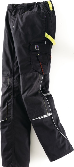 TERRAX Bundhose Workwear Größe 56 schwarz/limette
