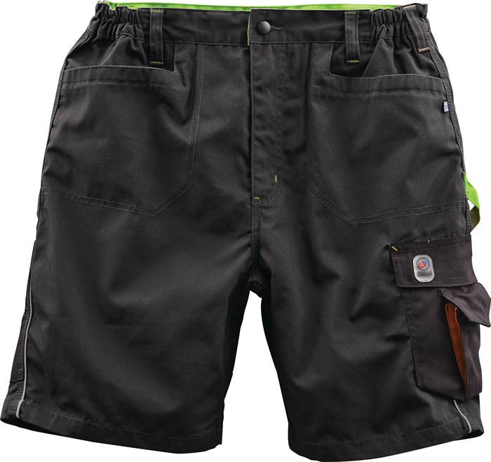 TERRAX Herren Shorts Größe 54 schwarz/limette