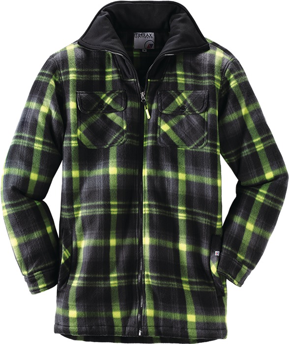 TERRAX Thermohemd Workwear Größe M schwarz/limette