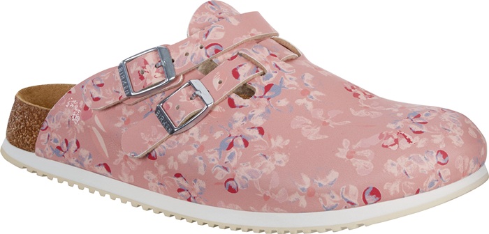 BIRKENSTOCK Clog Kay SL Größe 41 W. schmal flower field rose Birko-Flor® DIN EN ISO 20347