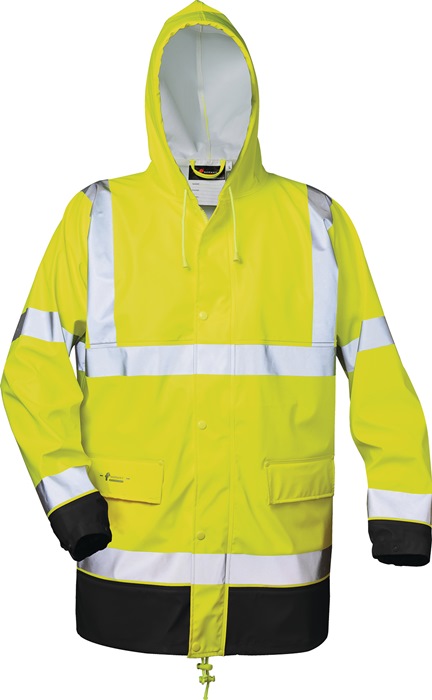 NORWAY Warnschutz PU Regenjacke Manfred Größe XXL gelb/schwarz