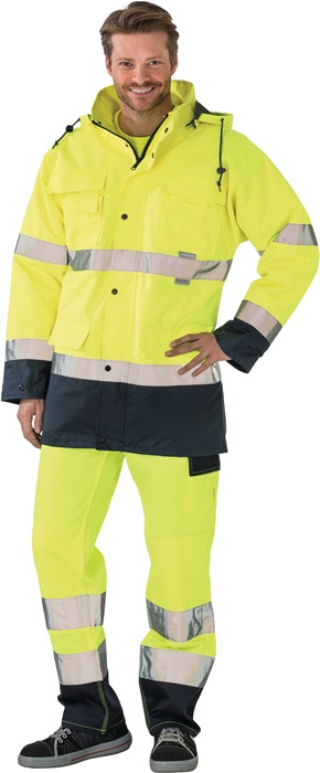 PLANAM Warnschutzparka Größe XL gelb/marine
