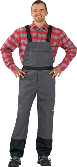 PLANAM Schweißerschutzlatzhose Weld Shield Größe 54 grau/schwarz
