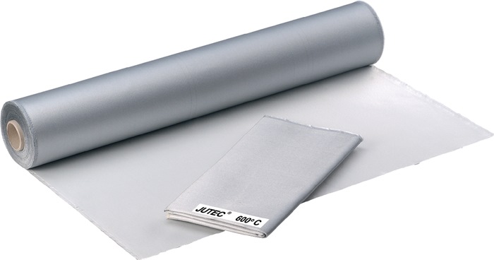 JUTEC Spritzerschutzdecke JT 650 G1 E-Glasgewebe m.einseit. Alufixbeschicht. L2000xB2000ca.mm