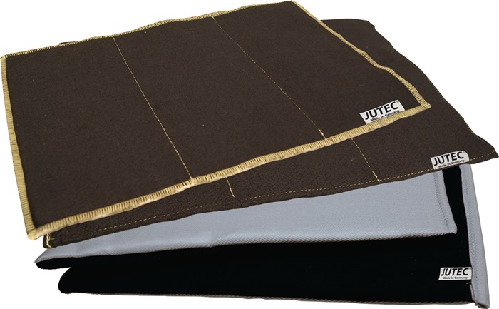 JUTEC Flammschutzmatte Trockenmatte a.Lötunterlage m.Aluverst. L330xB500xH5ca.mm