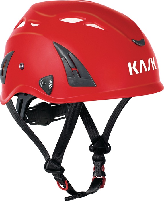 MAS Industriehelm KASK Super Plasma AQ rot Polypropylen EN 397