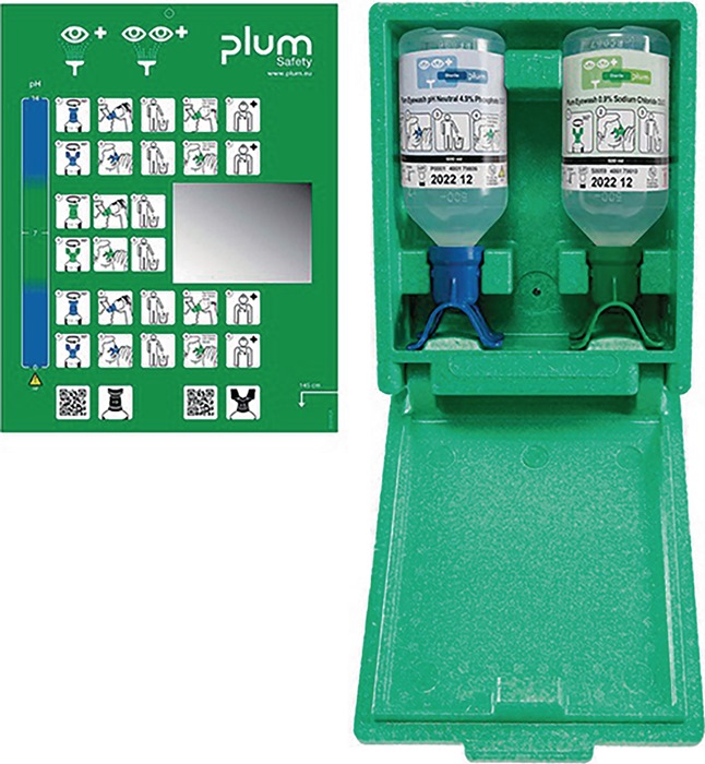 plum Augennotfallstation DUO 0,5l pH Neut.DUO,0,5l Augenspüllös.DUO