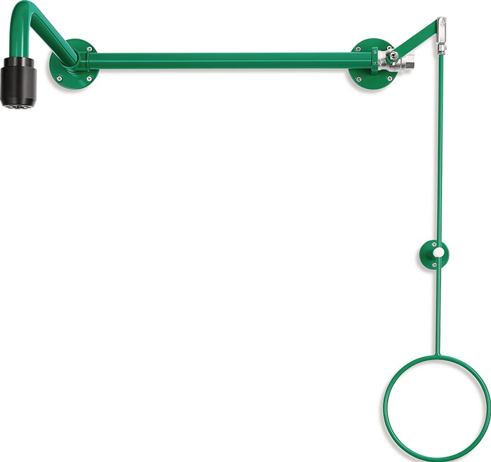 B-SAFETY Notdusche Classicline mit Zugstange Über-Tür-Montage Anschluss 3/4 IG ″