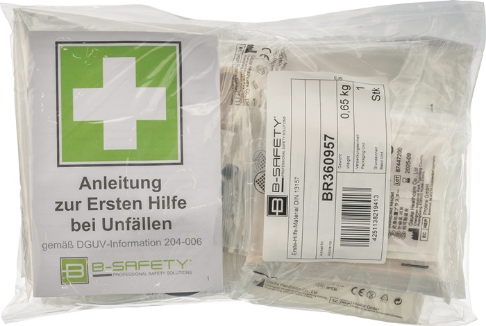B-SAFETY Verbandstoff-Füllung Standard 17 x 25 cm max. 5 Jahre