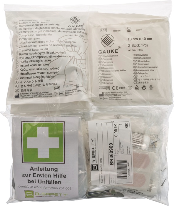 B-SAFETY Verbandstoff-Füllung Standard 25 x 32 cm max. 5 Jahre