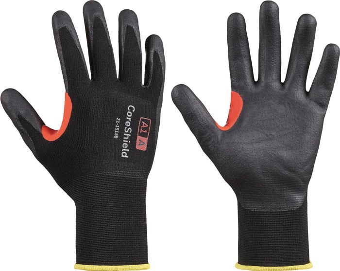 Honeywell Schnittschutzhandschuhe CoreShield 15G A1/A Größe 9 schwarz EN 388 PSA-Kategorie II