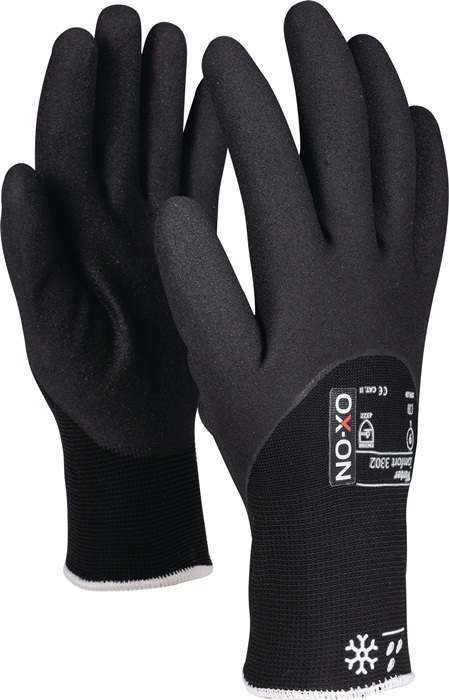 OX-ON Kälteschutzhandschuhe Winter Comfort 3302 Größe 11 schwarz EN 388 , EN420, EN511 PSA-Kategorie II