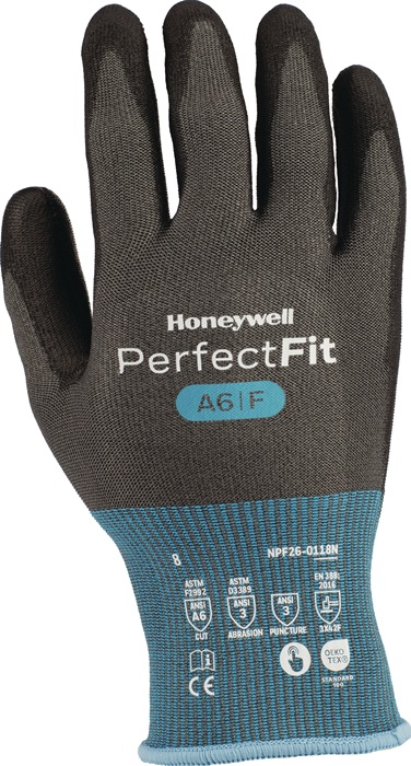 Honeywell Schnittschutzhandschuhe Perfect Fit® NPF 26-0118N Größe 9 blau/schwarz EN 388 PSA-Kategorie II
