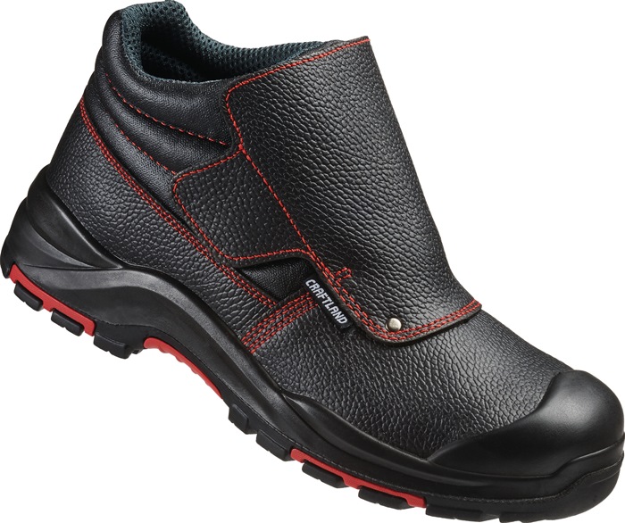 CRAFTLAND Schweißerstiefel Eisenach Größe 41 W. 10,5 schwarz S3 HRO SRC EN ISO 20345 leicht genarbtes Leder