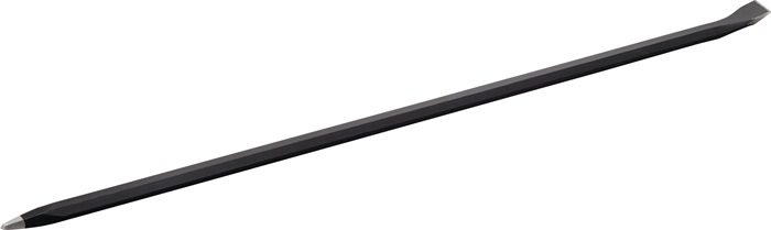 Quality Brand Brechstange Länge 1500 mm Breite 25 mm Form kantig gebogene Schneide pulverbeschichtet
