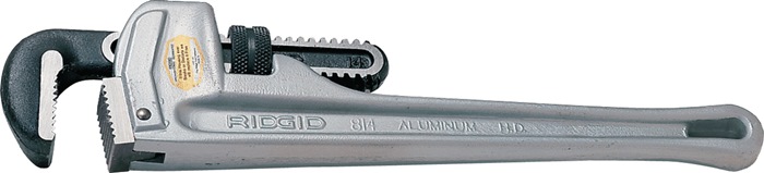 RIDGID Rohrzange Gesamtlänge 600 mm Spannweite 80 mm für Rohre 3 ″ Aluminium