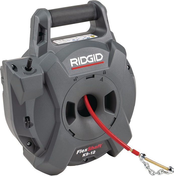RIDGID Rohrreinigungstrommel FlexShaft K9-12 Spirallänge 9,1 m Spiralen-Ø 6 mm