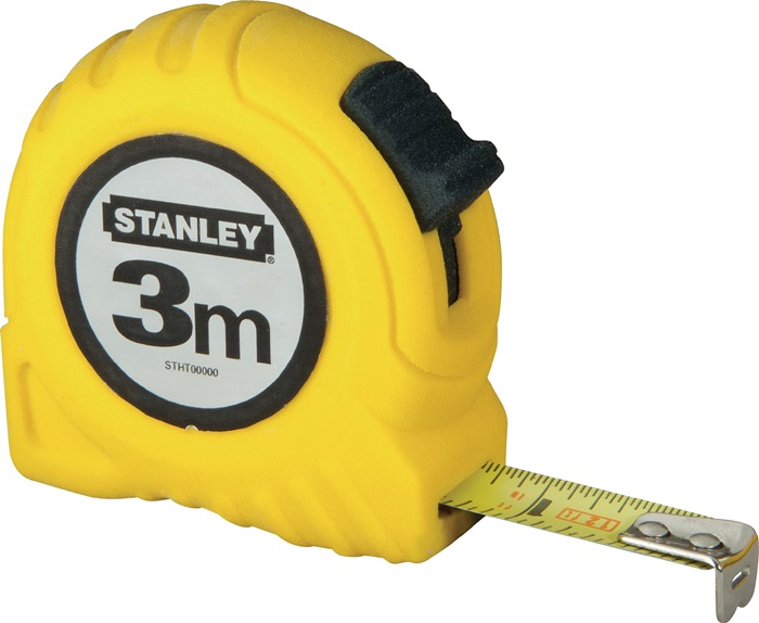 STANLEY Taschenrollbandmaß Länge 5 m Breite 19 mm mm/cm EG II Kunststoff Feststeller