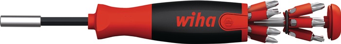WIHA Magazinbithalter LiftUp 13-teilig Schlitz / PH / PZD / TORX®