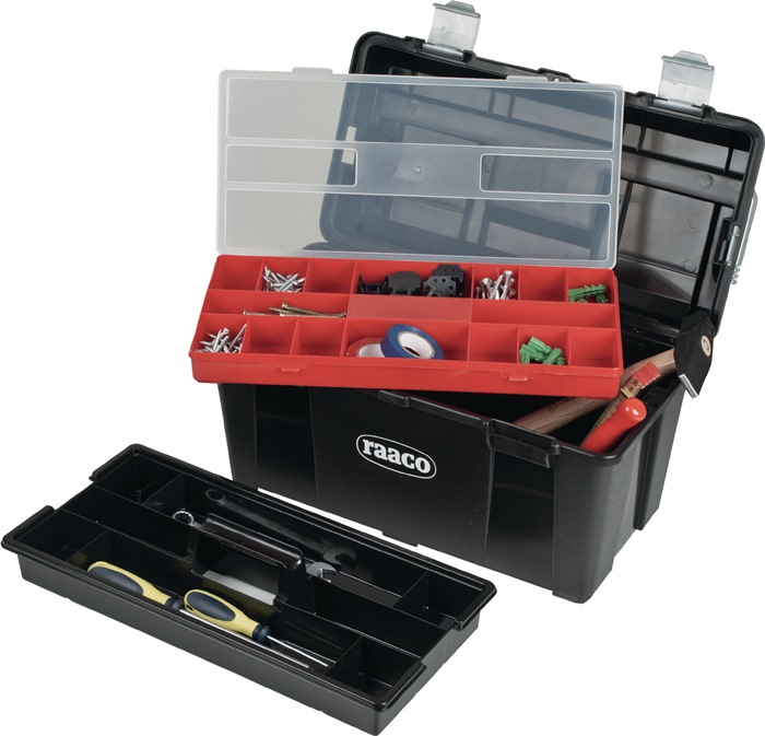 raaco Werkzeugkoffer Toolbox 33-34 B480xT255xH258mm Polypropylen
