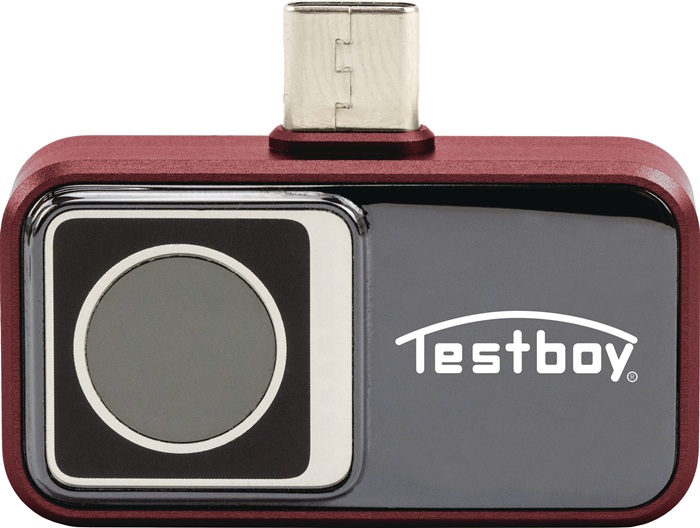 Testboy Wärmebildkamera TV 297 SMART über Handy 256 x 192 Bildpunkte -20 bis +400 °C