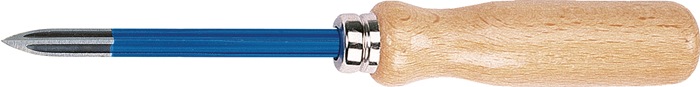 RENNSTEIG Feinmechanikerschaber Klingenlänge 85 mm Dreikant 7 mm Holzheft