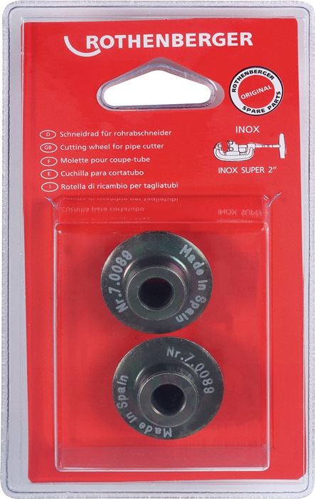 ROTHENBERGER Ersatzschneidrad Schneidrad-Ø 31,5 mm Schnitttiefe 7 mm hochlegiertem, gehärtetem Stahl