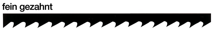 PUK Laubsägeblatt Finis Länge 13 cm Nr. 5 (MITTEL) für Metall