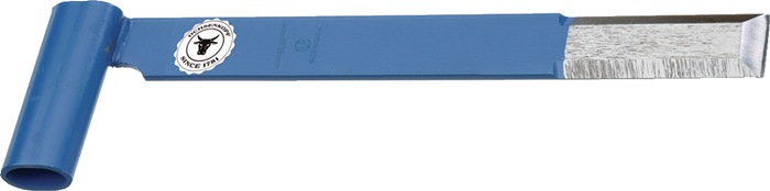 OCHSENKOPF Stichaxt Schneidenbreite 45 mm Gesamtlänge 450 mm mit Seitenfasen, Schneide fein poliert CV-Stahl