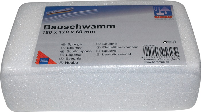 HAROMAC Fliesenlegerschwamm L180xB115xH60mm feinporig