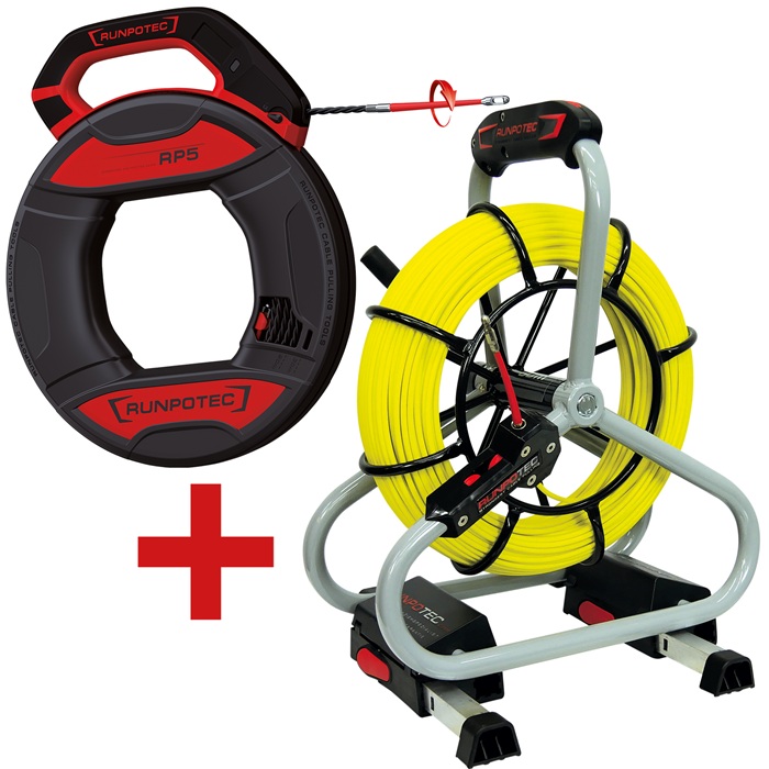 Runpotec Glasfaserstab GF 4.5 - Profi-Set Bandlänge 30 m