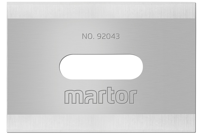 MARTOR Industrieklinge Nr. 92043 Länge 26 mm Breite 18,5 mm Stärke 0,4 mm