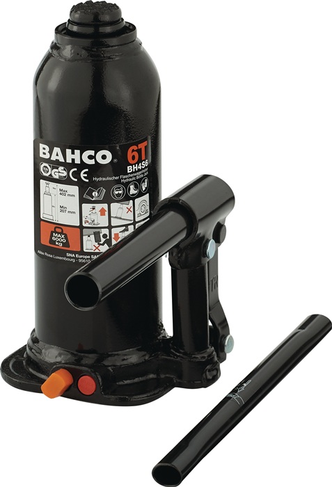 BAHCO Flaschenwagenheber Tragfähigkeit 6 t Hub 413 mm