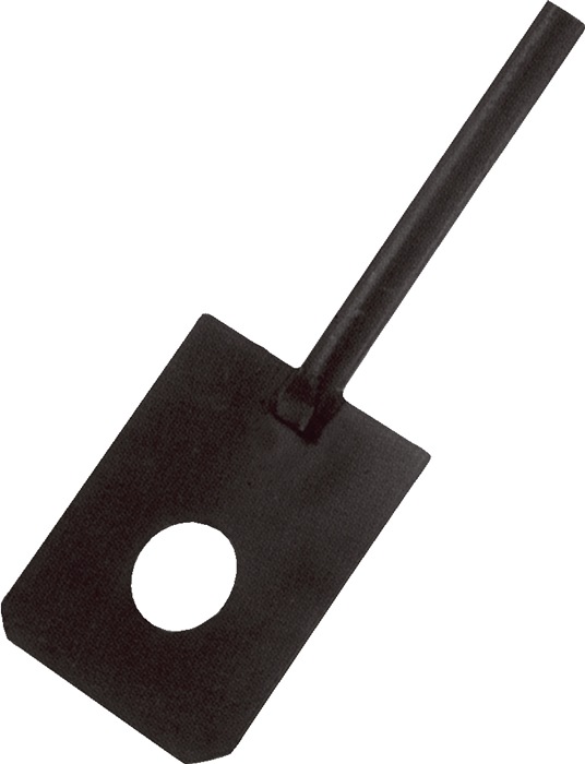 IDEAL Kalkspaten Länge 1110 mm schwarz